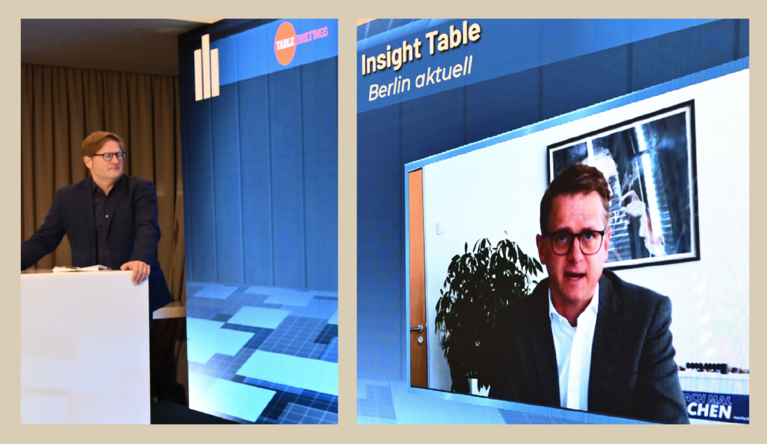 Im Video-Gespräch mit Michael Bröcker, Dr. Carsten Linnemann (CDU, v.li.).